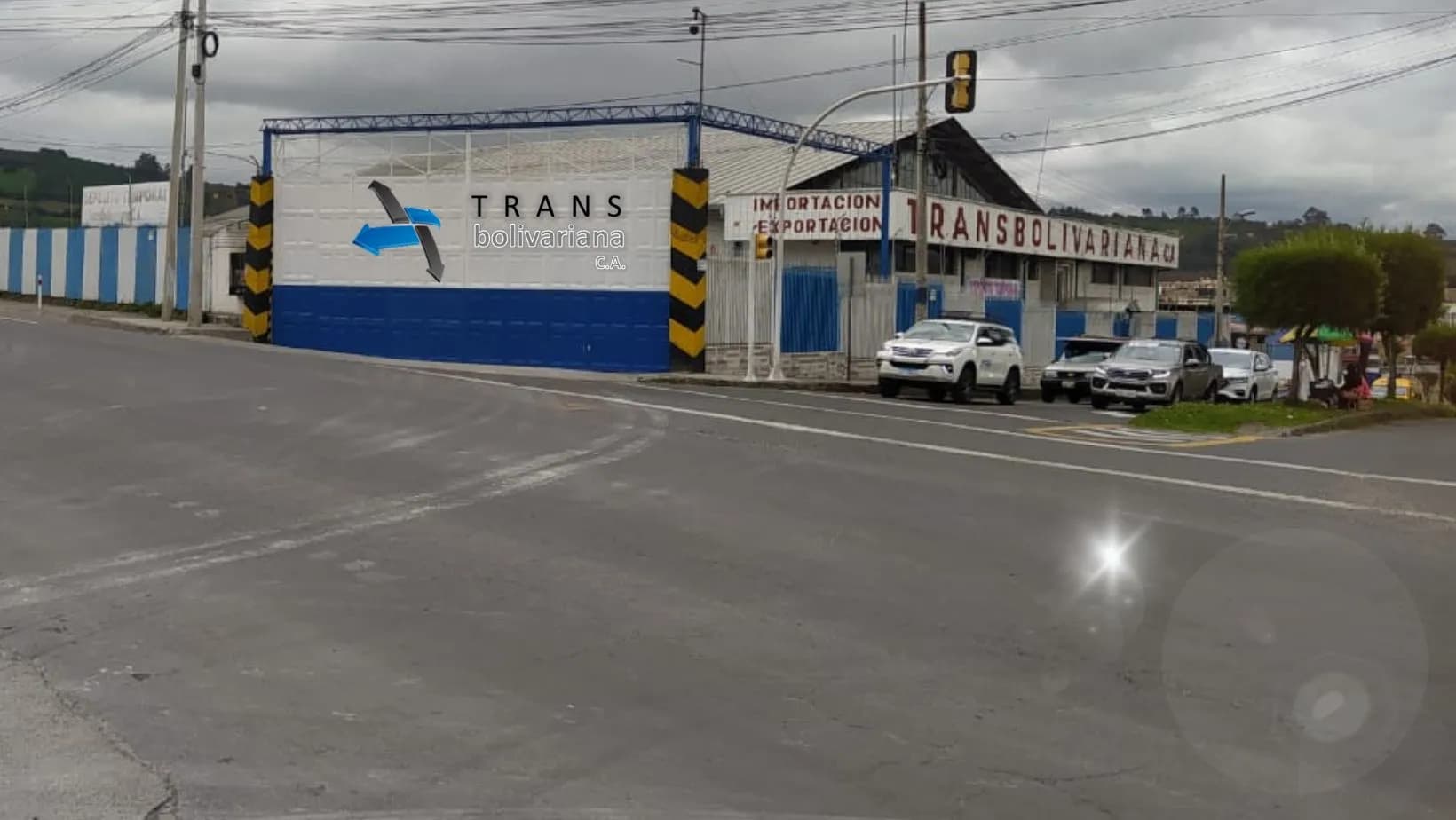 Instalaciones de Transbolivariana C.A. en Tulcán